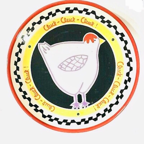 🐣SLAH Hilarity Hen Plate by Becky Denney EUC - Picture 5 of 5